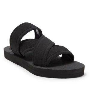 Hunter Elastic Crossover Sandal- Black
